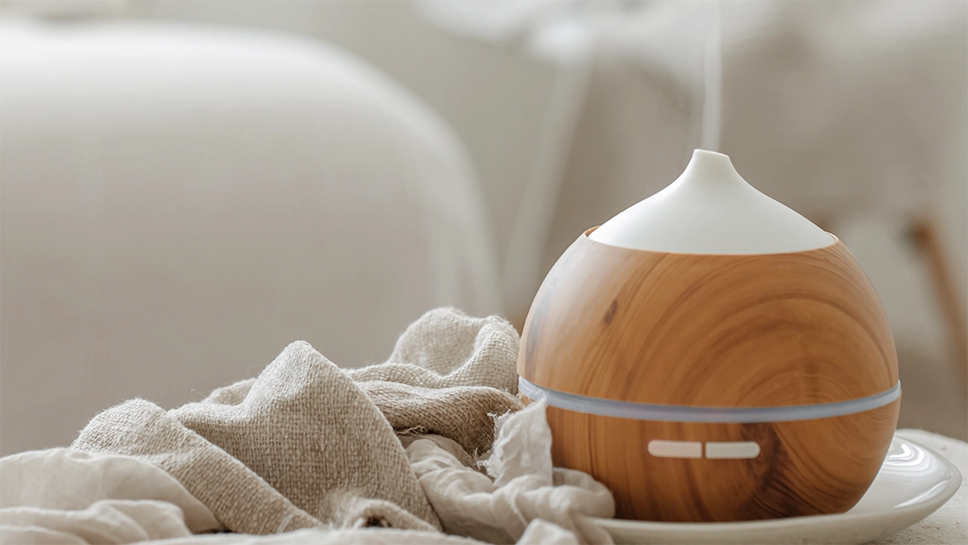 photos Ultrasonic Diffuser on the ceramic plate