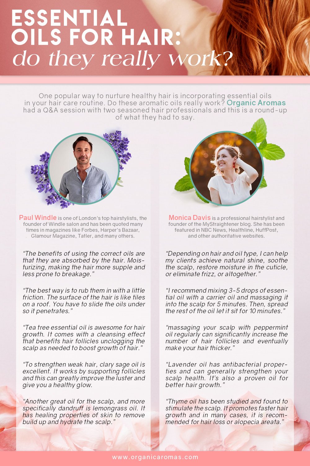 essential oils for hair