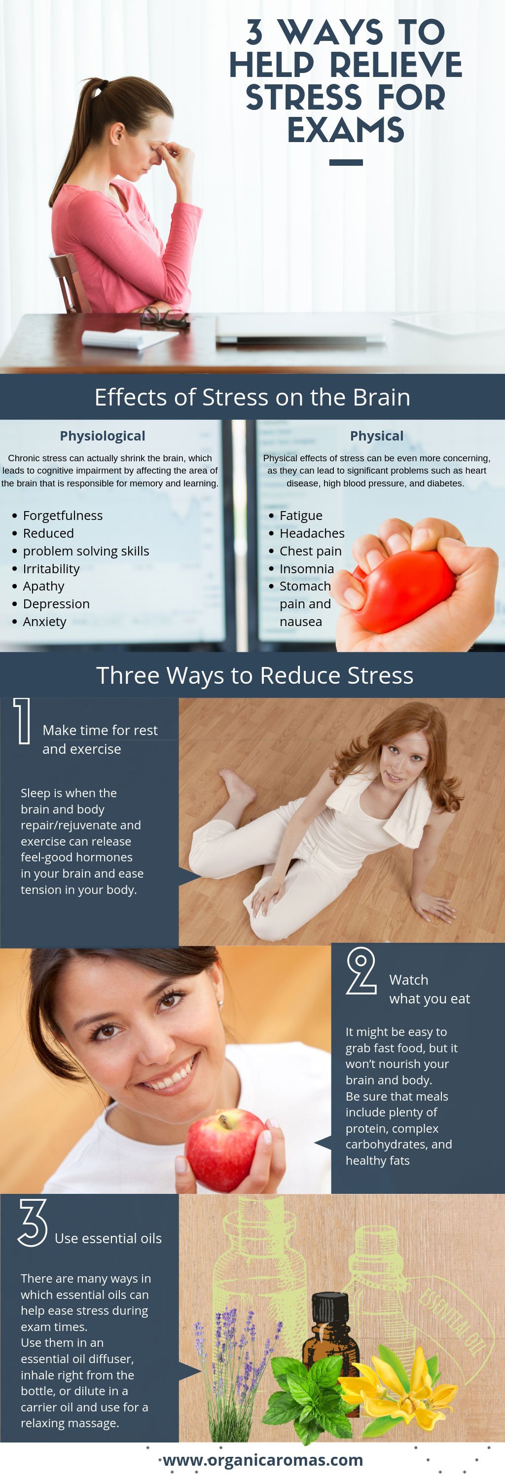 3 Ways to Help Relieve Stress for Exams