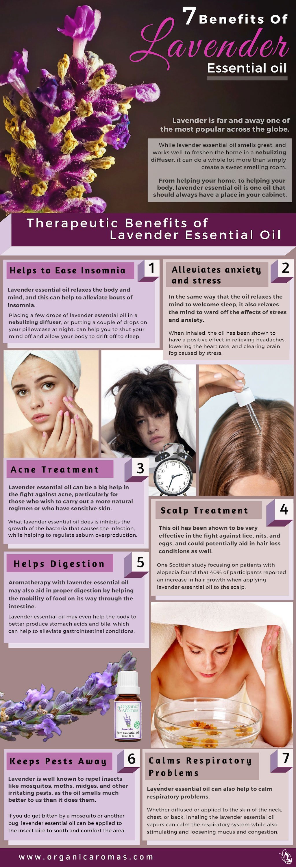 7 Benefits of Lavender Essential Oil