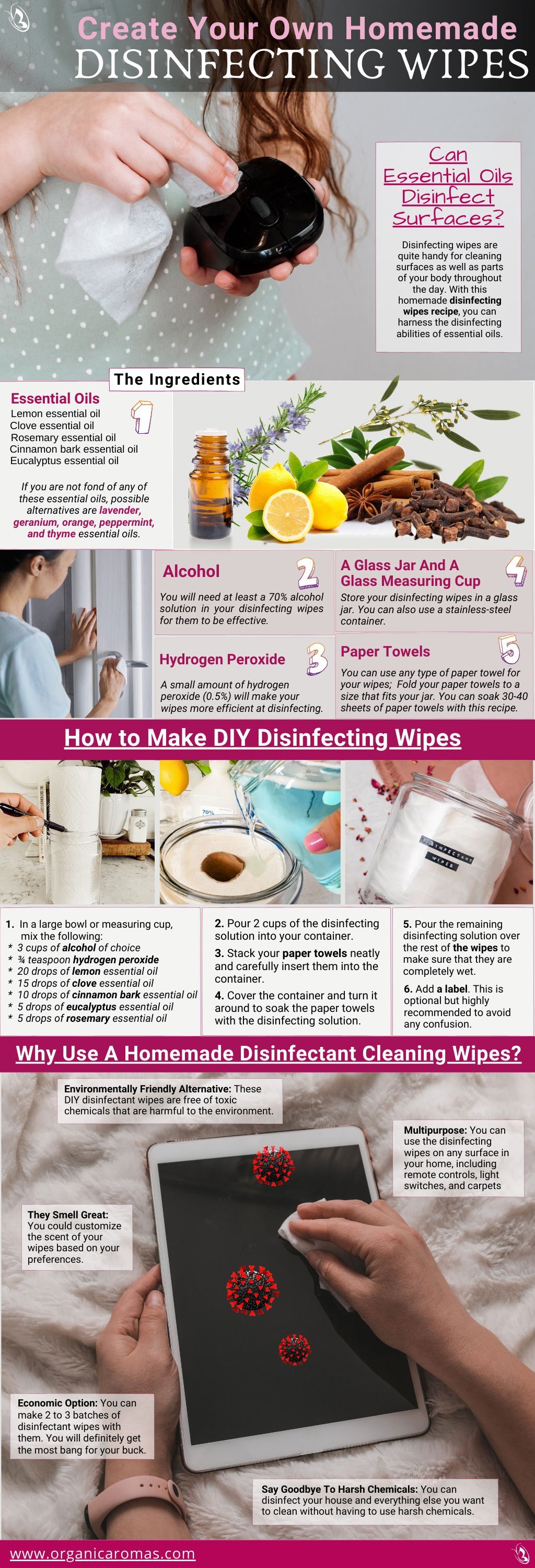 Create Your Own Homemade Disinfecting Wipes