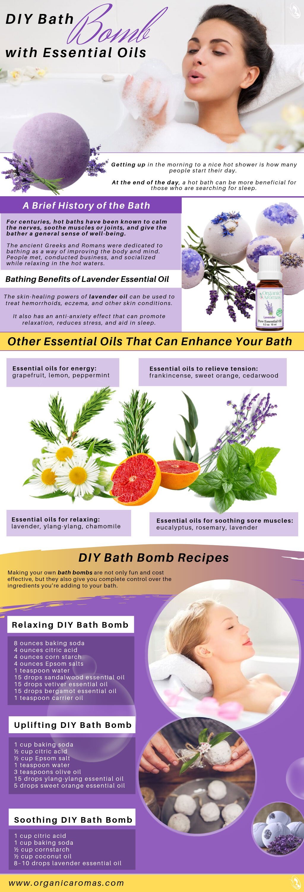 DIY Bath Bomb With Essential Oils
