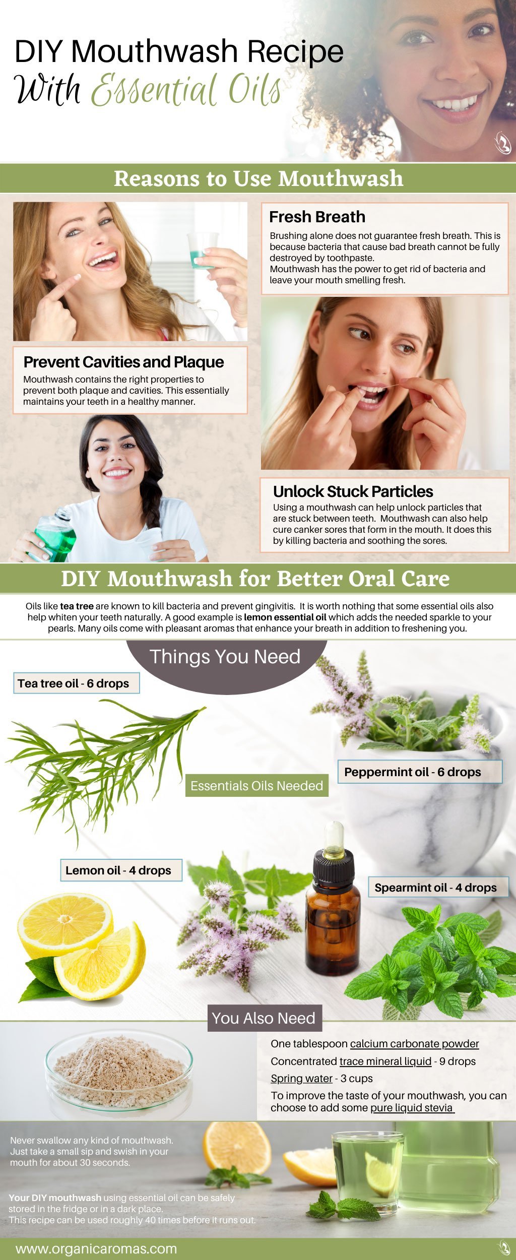 DIY Mouthwash Recipe With Essential Oils