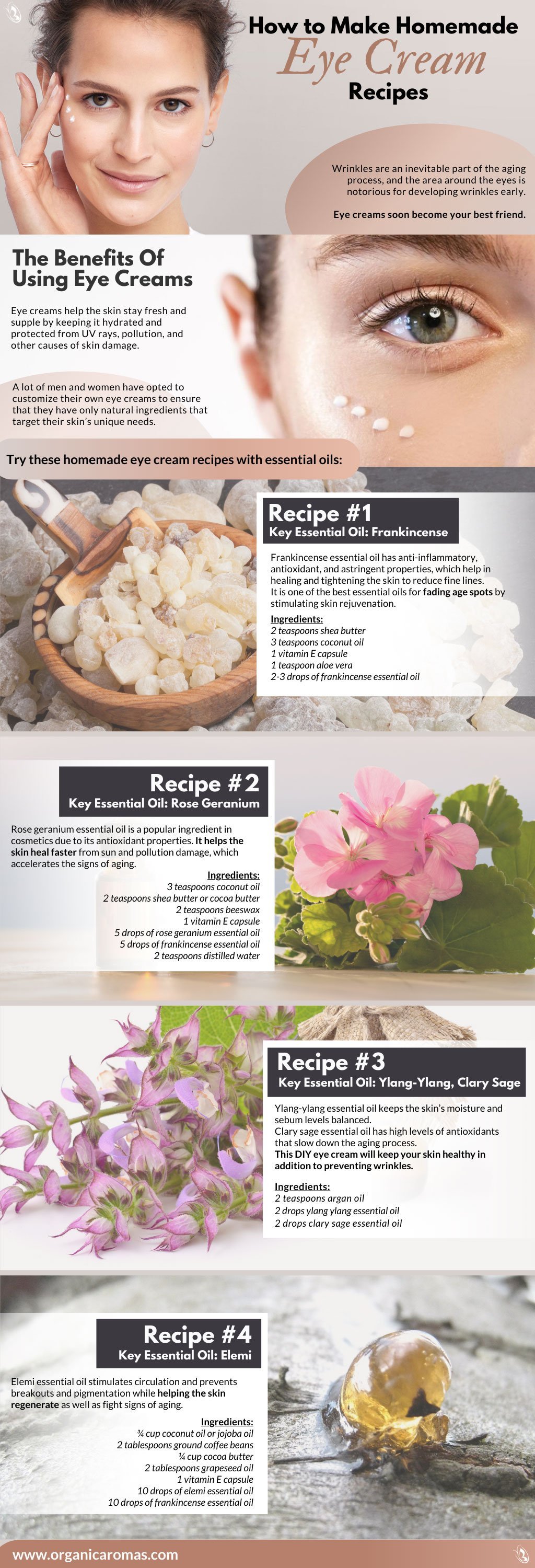 How to Make Homemade Eye Cream Recipes