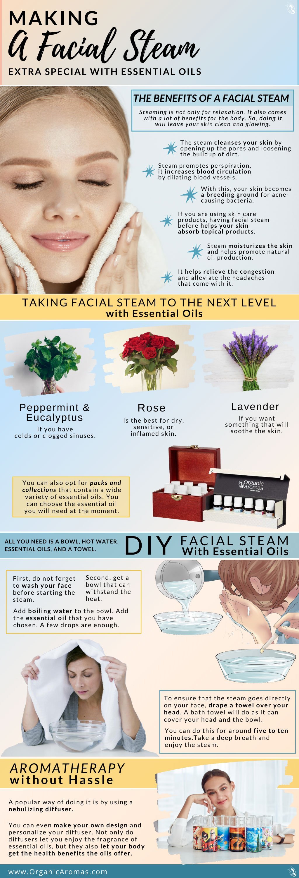 Making A Facial Steam Extra Special with Essential Oils