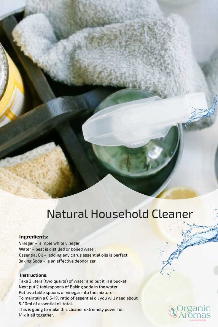Natural Household Clearner Recipe