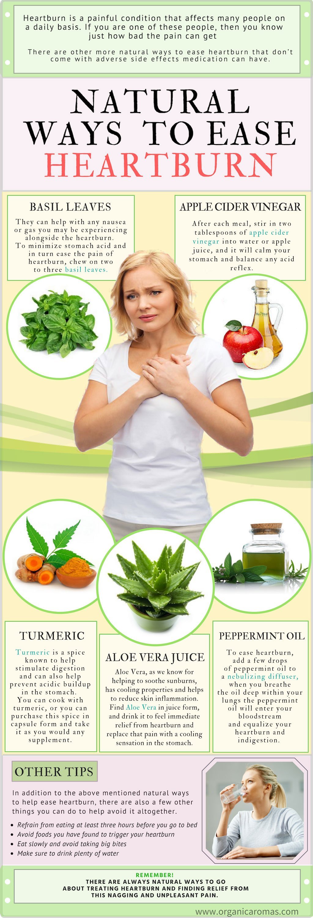 Natural Ways to Ease Heartburn