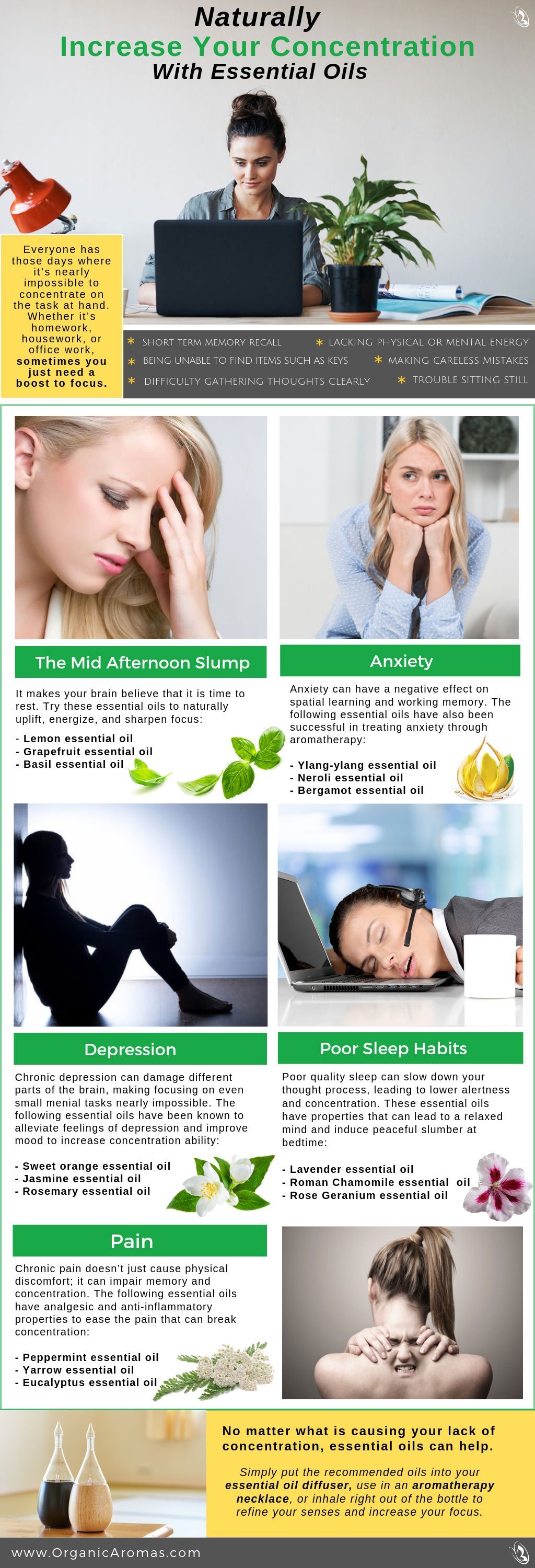 Naturally Increase Your Concentration With Essential Oils
