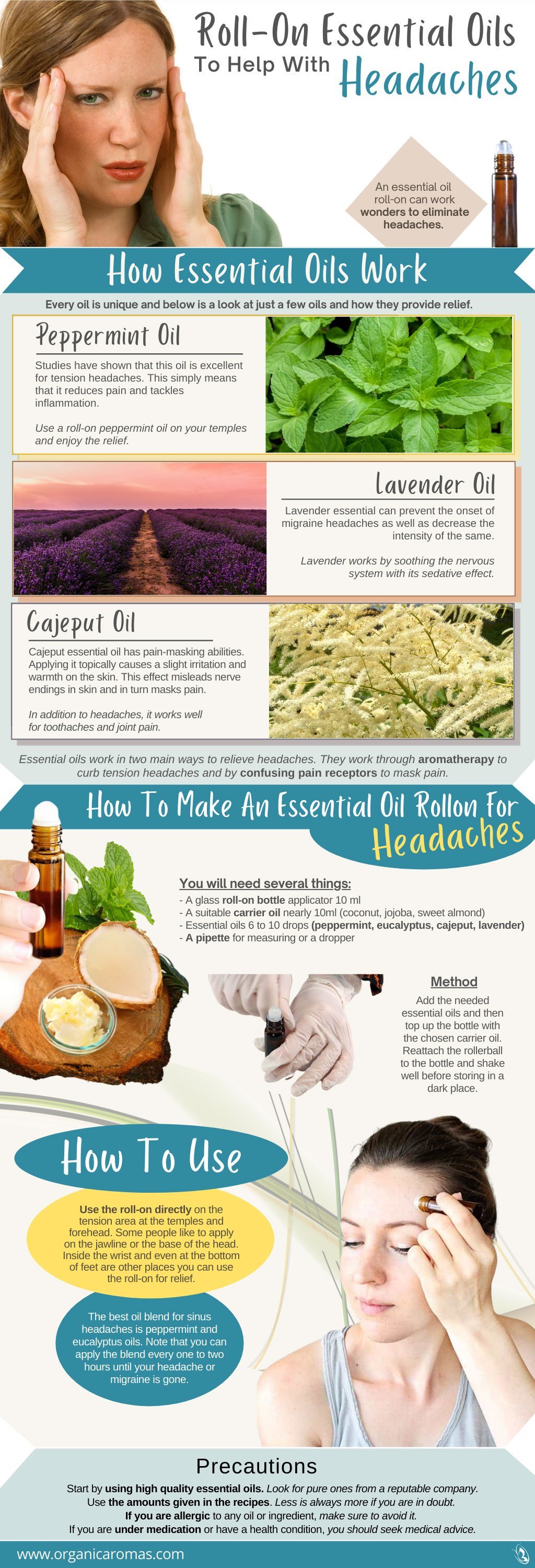 Roll-On Essential Oils To Help With Headaches